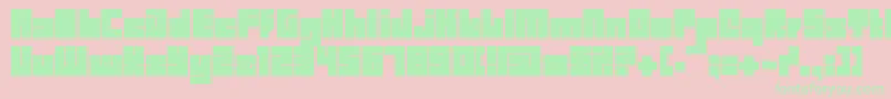 BDBID    Font – Green Fonts on Pink Background