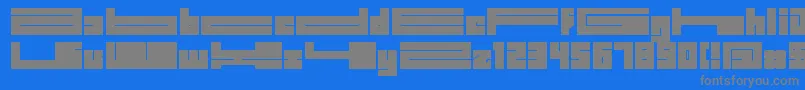 BDBIDL   Font – Gray Fonts on Blue Background