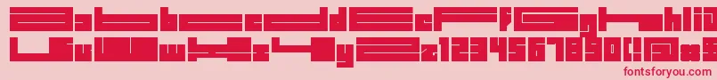 BDBIDL   Font – Red Fonts on Pink Background