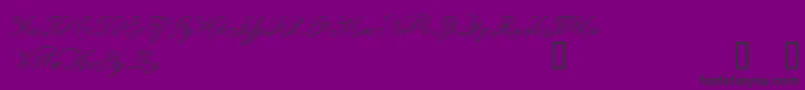 More about be Font be Font – Black Fonts on Purple Background