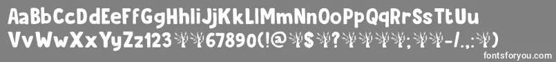 フォントBeanstalker DEMO – 灰色の背景に白い文字