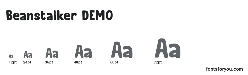 Beanstalker DEMO Font Sizes