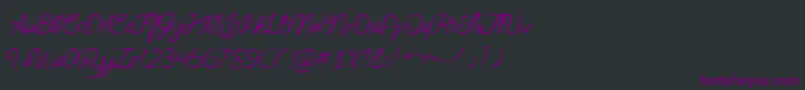Beast Fantasia Font – Purple Fonts on Black Background
