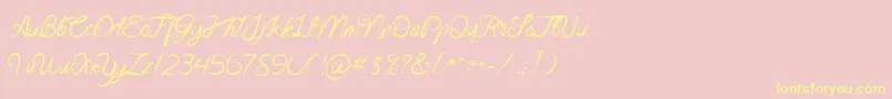 More about Beast Fantasia Font Beast Fantasia Font – Yellow Fonts on Pink Background