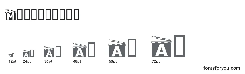 Movieboard Font Sizes