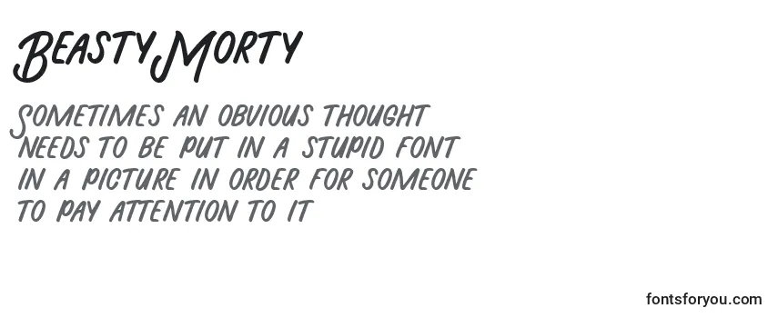 Шрифт Beasty Morty (120875)