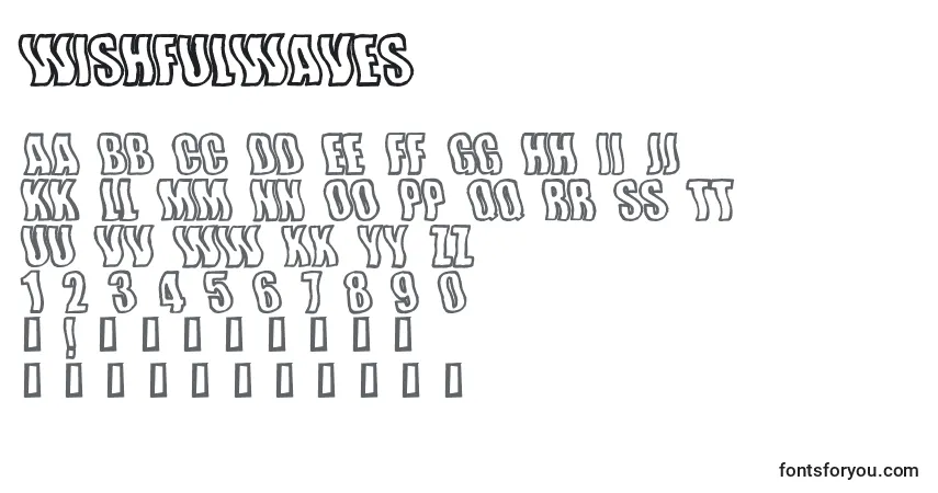 Шрифт Wishfulwaves – алфавит, цифры, специальные символы