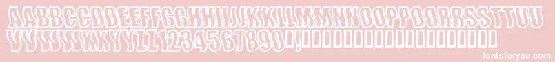 Wishfulwaves Font – White Fonts on Pink Background