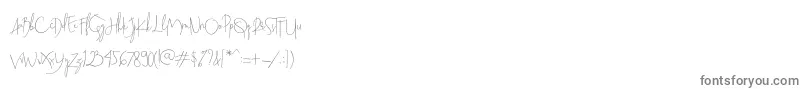 Beatrix Signature-Schriftart – Graue Schriften