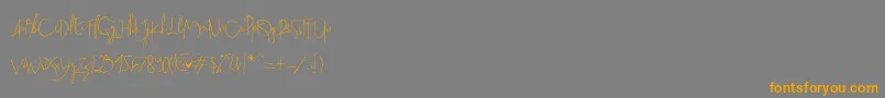En savoir plus sur la police Beatrix Signature Police Beatrix Signature – polices orange sur fond gris