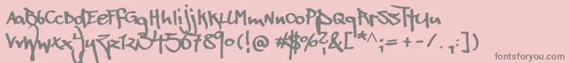 More about beatstreet Font beatstreet Font – Gray Fonts on Pink Background