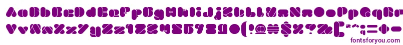 BEAUTIFUL eclipse Font – Purple Fonts on White Background