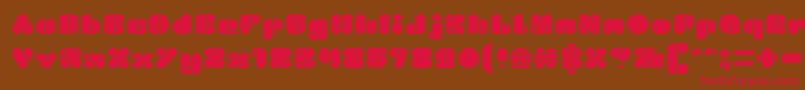 BEAUTIFUL eclipse Font – Red Fonts on Brown Background