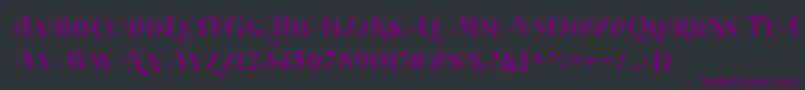 Beautiful Roses Regular Font – Purple Fonts on Black Background