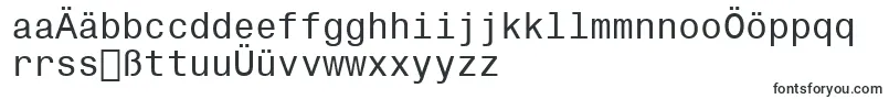 Monospace821Win95bt Font – German Fonts