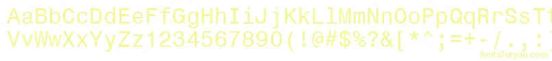 Monospace821Win95bt Font – Yellow Fonts