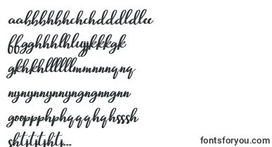 Beautiful Script font – sesotho Fonts
