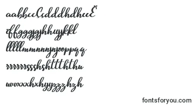 Beautiful Script font – albanian Fonts