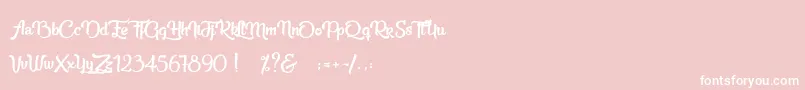 More about Beauty in the Ordinary Font Beauty in the Ordinary Font – White Fonts on Pink Background