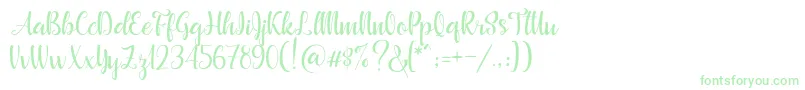 Weitere Informationen zur Beautyface Demo-Schriftart Beautyface Demo-Schriftart – Grüne Schriften