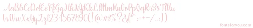 Beautyface Demo-Schriftart – Rosa Schriften