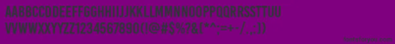 BebasKai Font – Black Fonts on Purple Background