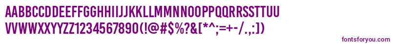 BebasKai Font – Purple Fonts on White Background