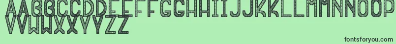 EskimporceVsf Font – Black Fonts on Green Background