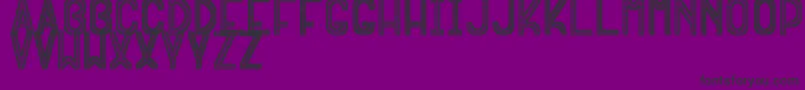 EskimporceVsf Font – Black Fonts on Purple Background