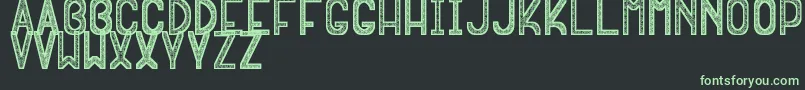 EskimporceVsf Font – Green Fonts on Black Background