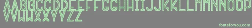 EskimporceVsf Font – Green Fonts on Gray Background