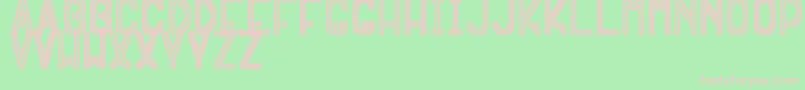 EskimporceVsf Font – Pink Fonts on Green Background