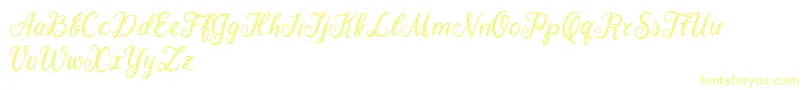 Becky Tahlia Font – Yellow Fonts