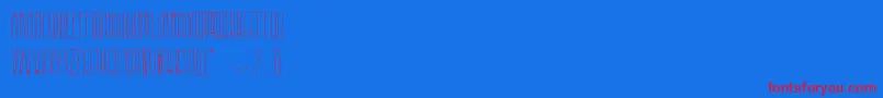 Beeeer Font – Red Fonts on Blue Background