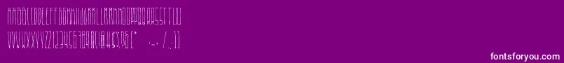 Шрифт Beeeer – белые шрифты на фиолетовом фоне