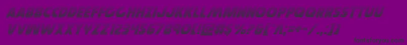 Governorgradital Font – Black Fonts on Purple Background