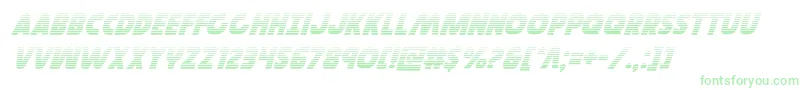 Governorgradital Font – Green Fonts on White Background