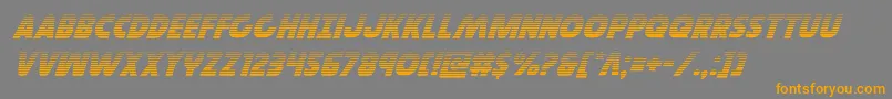 Governorgradital Font – Orange Fonts on Gray Background