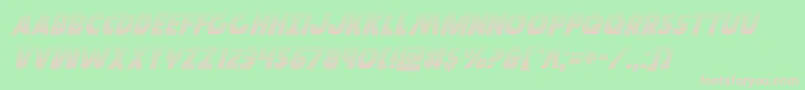 Шрифт Governorgradital – розовые шрифты на зелёном фоне