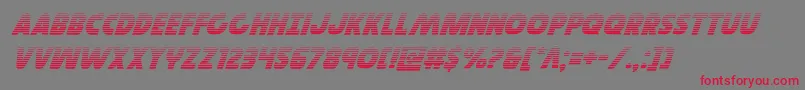 Governorgradital Font – Red Fonts on Gray Background