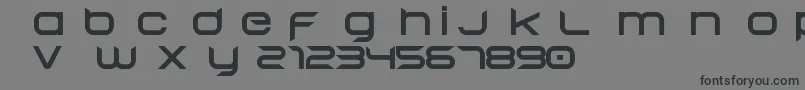 フォントBegok v15 Free – 黒い文字の灰色の背景