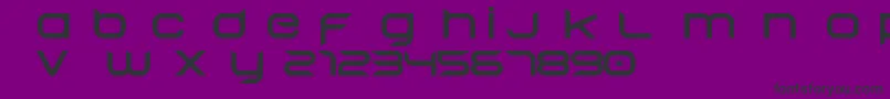 Begok v15 Free Font – Black Fonts on Purple Background