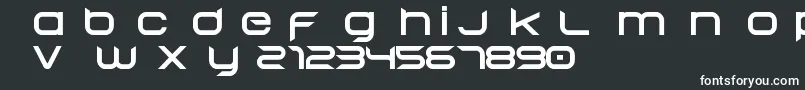 Шрифт Begok v15 Free – белые шрифты на чёрном фоне