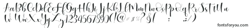 Czcionka Begokly – czcionki kaligraficzne