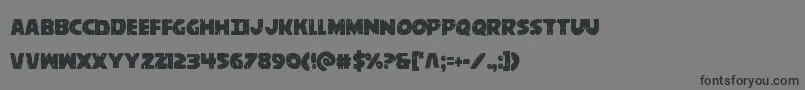 behemuthcond Font – Black Fonts on Gray Background