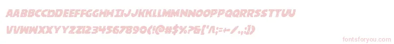 behemuthcondital Font – Pink Fonts on White Background