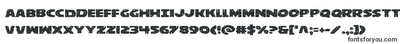 Шрифт behemuthexpand – рельефные шрифты