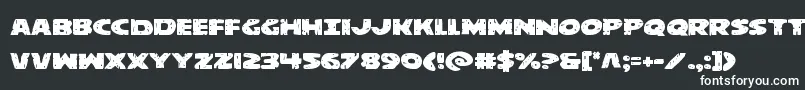 フォントbehemuthexpand – 白い文字