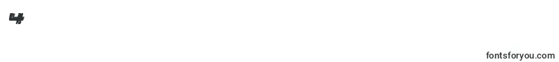 behemuthexpandital Font – Fonts for Digit 4