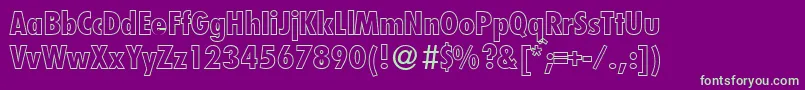 En savoir plus sur la police FunctioncondtwooutextraboldRegularDb Police FunctioncondtwooutextraboldRegularDb – polices vertes sur fond violet